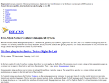 Tablet Screenshot of diy-cms.com
